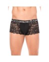 Boxer noir en dentelle délicate 