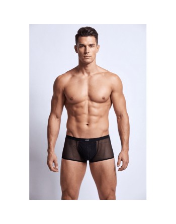 Boxer noir semi opaque