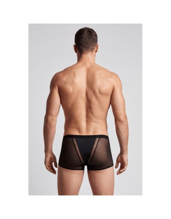 Boxer noir semi opaque