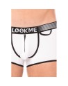 Mini-Pants blanc échancré avec zip 