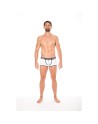 Mini-Pants blanc échancré avec zip 