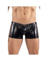 Boxer noir Black Desire en simili cuir 