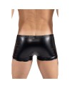Boxer noir Black Desire en simili cuir 