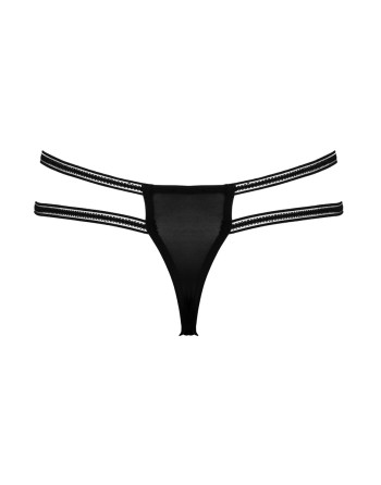String ouvert Rio noir en dentelle - Cottelli LINGERIE