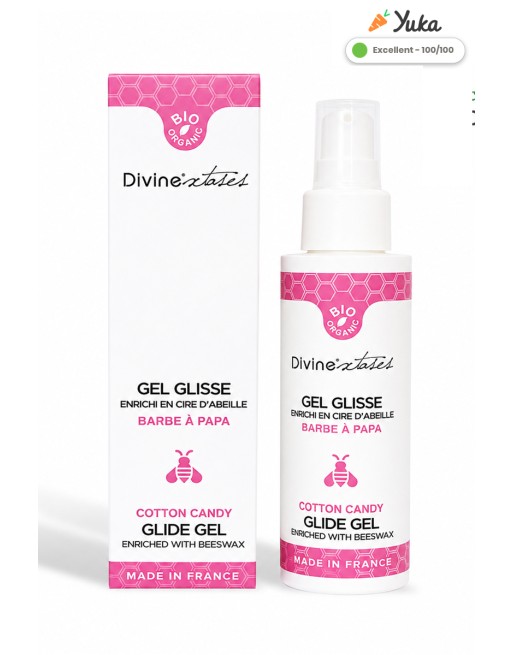 Lubrifiant Bio Barbe à papa 100ml - Divinexstases