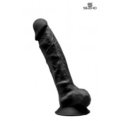sexy Gode double densité noir 20 cm - SilexD