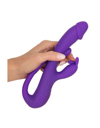 Vibro Rabbit avec tickler flexible - Sweet Smile