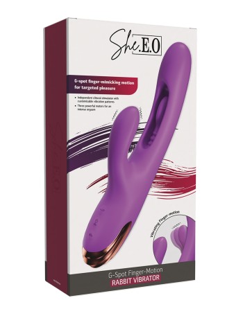 Vibro Rabbit mouvement caressant point G - She.E.O