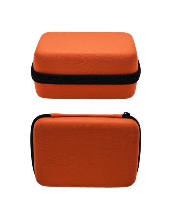 Boite de rangement coquée couleur orange 
