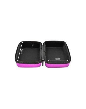 Boite de rangement coquée couleur violette 