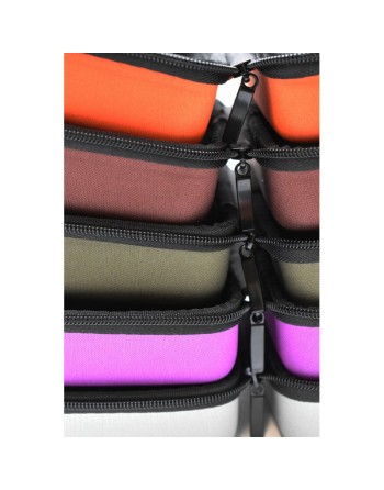 Boite de rangement coquée couleur violette 