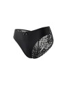 Culotte noire en dentelle avec nœud en satin
