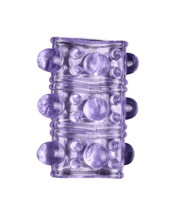 Gaine Pénienne Picots Violette  1 dosette lubrifiant — Pocket Pleasure