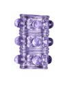 Gaine Pénienne Picots Violette  1 dosette lubrifiant — Pocket Pleasure