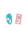 Cockring Vibrant Dauphin Bleu  1 dosette de lubrifiant — Pocket Pleasure