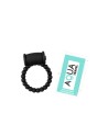 Cockring Vibrant Perlé Noir  1 dosette de lubrifiant — Pocket Pleasure