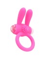 Anneau Vibrant Rabbit Rose Silicone  1 dosette de lubrifiant — Pocket Pleasure