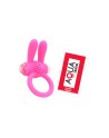 Anneau Vibrant Rabbit Rose Silicone  1 dosette de lubrifiant — Pocket Pleasure