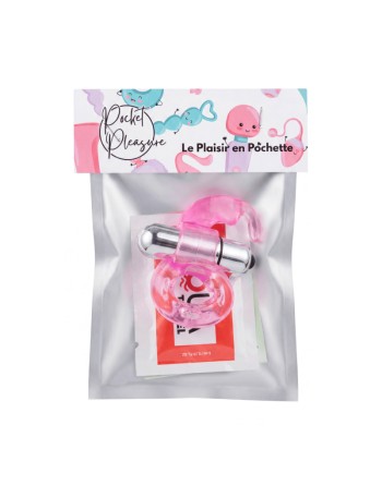 Anneau Vibrant Lapin Rose  1 dosette lubrifiant — Pocket Pleasure