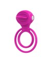 Anneau vibrant 1 seul mode de vibration très extensible rose Pocket Pleasure  1 dosette de lubrifiant