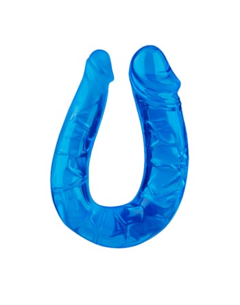 Double Dong Flexible Bleu Pocket Pleasure  1 dosette de lubrifiant