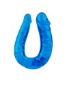 Double Dong Flexible Bleu Pocket Pleasure  1 dosette de lubrifiant