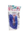Double Dong Flexible Bleu Pocket Pleasure  1 dosette de lubrifiant