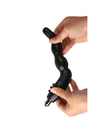 Stimulateur de Prostate Vibrant Noir  1 dosette lubrifiant — Pocket Pleasure