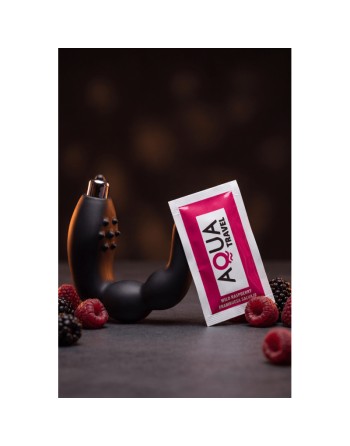 Stimulateur de Prostate Vibrant Noir  1 dosette lubrifiant — Pocket Pleasure