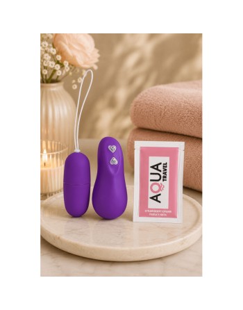 Œuf Vibrant Télécommandé 7 Vitesses Violet  1 dosette de lubrifiant — Pocket Pleasure