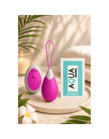 Œuf Vibrant Télécommandé 10 Modes Fuchsia  1 dosette de lubrifiant — Pocket Pleasure
