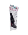 Plug Anal Noir en Silicone M avec Ventouse Taille M 11,3 cm Pocket Pleasure  1 dosette de lubrifiant
