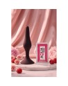 Plug Anal Noir en Silicone L avec Ventouse Taille L 12,7 cm Pocket Pleasure  1 dosette de lubrifiant