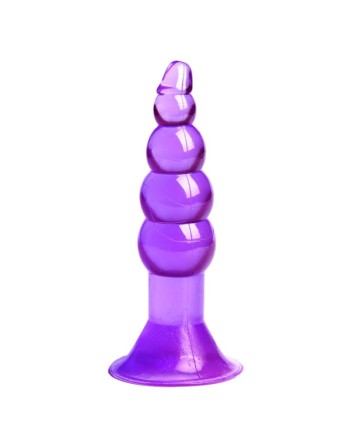 Plug Anal Ventouse Boules Jelly 11 cm Pocket Pleasure 1 dosette lubrifiant
