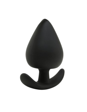 Plug Anal Silicone Noir XS Pocket Pleasure  1 dosette de lubrifiant