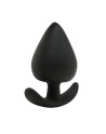 Plug Anal Silicone Noir XS Pocket Pleasure  1 dosette de lubrifiant
