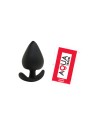 Plug Anal Silicone Noir XS Pocket Pleasure  1 dosette de lubrifiant