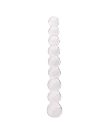 Chapelet Anal en Verre Transparent  1 dosette de lubrifiant — Pocket Pleasure