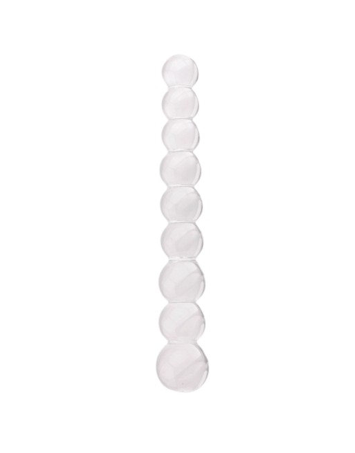 Chapelet Anal en Verre Transparent  1 dosette de lubrifiant — Pocket Pleasure