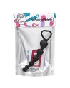 Chapelet Anal Cœur Silicone Noir  1 dosette de lubrifiant — Pocket Pleasure