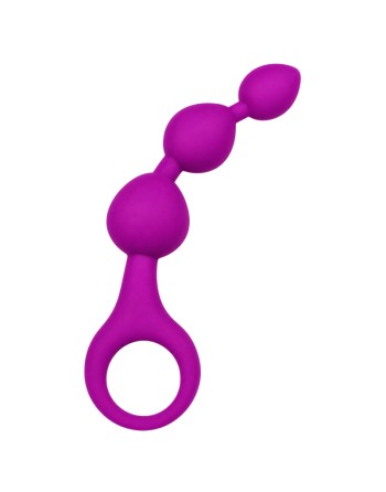 Chapelet Anal 3 Boules Fuchsia Silicone  1 dosette de lubrifiant — Pocket Pleasure
