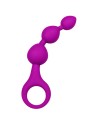 Chapelet Anal 3 Boules Fuchsia Silicone  1 dosette de lubrifiant — Pocket Pleasure