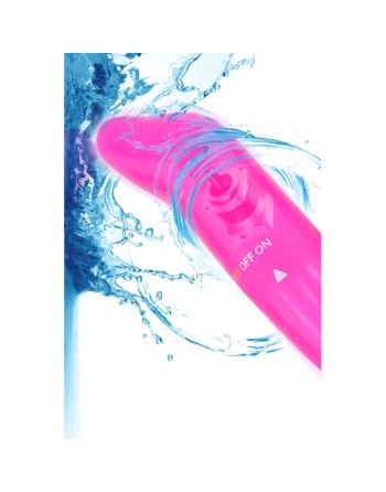Vibromasseur Tête Incurvée Rose  1 dosette de lubrifiant — Pocket Pleasure