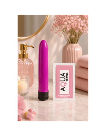 Vibromasseur Classique Violet  1 dosette de lubrifiant — Pocket Pleasure