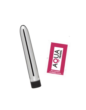 Vibromasseur Classique Argenté  1 dosette de lubrifiant — Pocket Pleasure