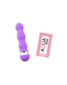 Mini Vibromasseur violet ondulés Pocket Pleasure  1 dosette de lubrifiant