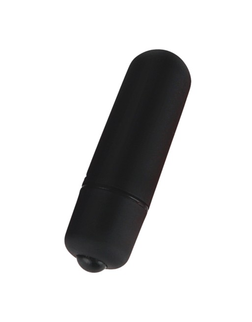 Mini Vibromasseur Bullet Noir  1 dosette lubrifiant — Pocket Pleasure