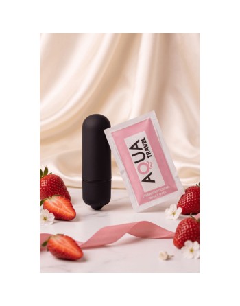 Mini Vibromasseur Bullet Noir  1 dosette lubrifiant — Pocket Pleasure