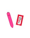 Mini Vibromasseur Bullet Rose 10 Vitesses  1 dosette de lubrifiant — Pocket Pleasure