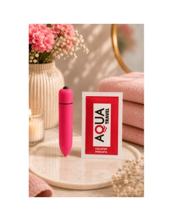 Mini Vibromasseur Bullet Rose 10 Vitesses  1 dosette de lubrifiant — Pocket Pleasure
